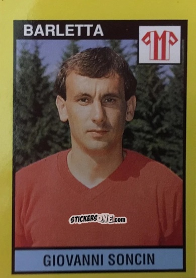 Figurina Giovanni Soncin - Il Grande Calcio 1988-1989 n. 363 - Vallardi