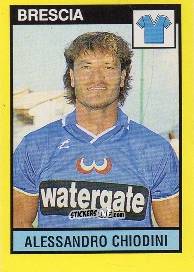 Cromo Alessandro Chiodini - Il Grande Calcio 1988-1989 n. 373 - Vallardi