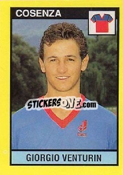 Figurina Giorgio Venturin - Il Grande Calcio 1988-1989 n. 400 - Vallardi