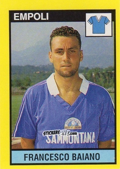 Figurina Francesco Baiano - Il Grande Calcio 1988-1989 n. 430 - Vallardi