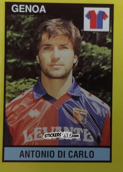 Cromo Antonio Di Carlo - Il Grande Calcio 1988-1989 n. 444 - Vallardi