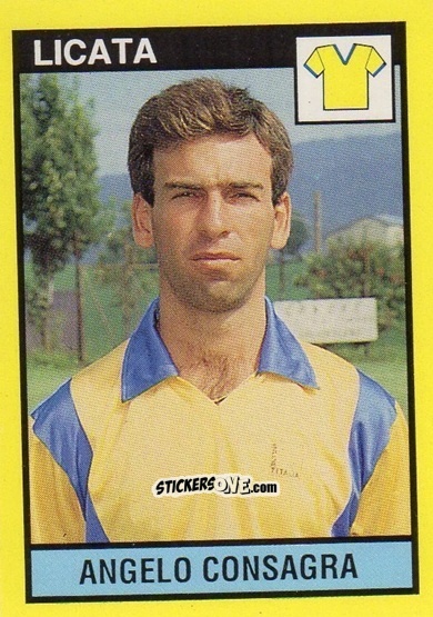 Sticker Angelo Consagra - Il Grande Calcio 1988-1989 n. 450 - Vallardi