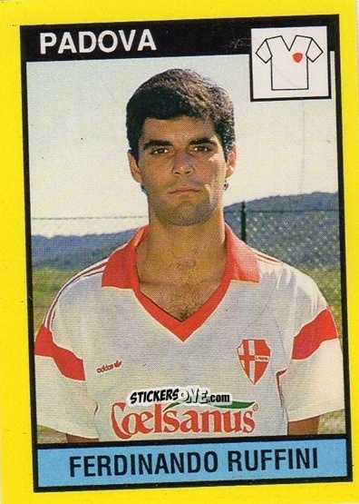Sticker Ferdinando Ruffini - Il Grande Calcio 1988-1989 n. 492 - Vallardi
