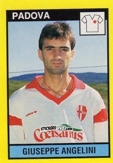 Sticker Giuseppe Angelini - Il Grande Calcio 1988-1989 n. 493 - Vallardi