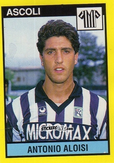 Cromo Antonio Aloisi - Il Grande Calcio 1988-1989 n. 17 - Vallardi