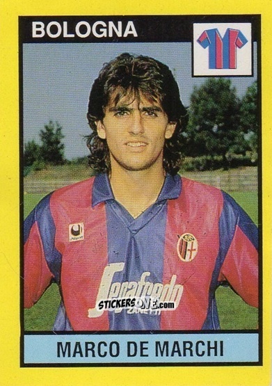 Cromo Marco De Marchi - Il Grande Calcio 1988-1989 n. 39 - Vallardi
