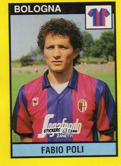 Sticker Fabio Poli - Il Grande Calcio 1988-1989 n. 41 - Vallardi