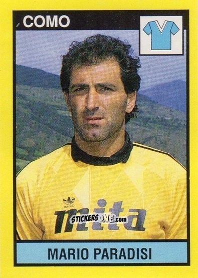 Sticker Mario Paradisi - Il Grande Calcio 1988-1989 n. 70 - Vallardi