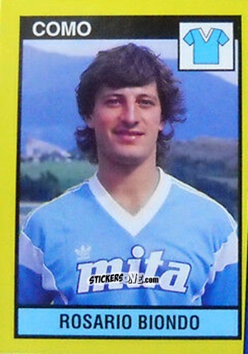 Sticker Rosario Biondo - Il Grande Calcio 1988-1989 n. 76 - Vallardi
