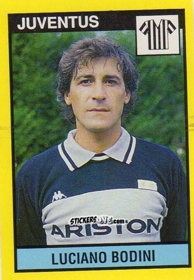 Cromo Luciano Bodini - Il Grande Calcio 1988-1989 n. 122 - Vallardi