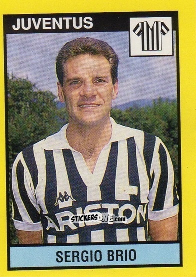 Figurina Sergio Brio - Il Grande Calcio 1988-1989 n. 125 - Vallardi