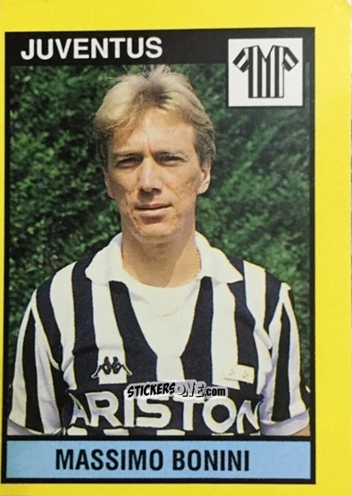 Cromo Massimo Bonini - Il Grande Calcio 1988-1989 n. 135 - Vallardi
