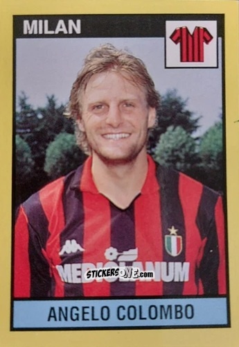 Cromo Angelo Colombo - Il Grande Calcio 1988-1989 n. 185 - Vallardi