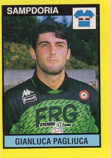 Cromo Gianluca Pagliuca - Il Grande Calcio 1988-1989 n. 257 - Vallardi
