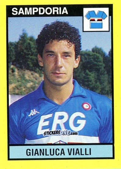 Sticker Gianluca Vialli - Il Grande Calcio 1988-1989 n. 267 - Vallardi