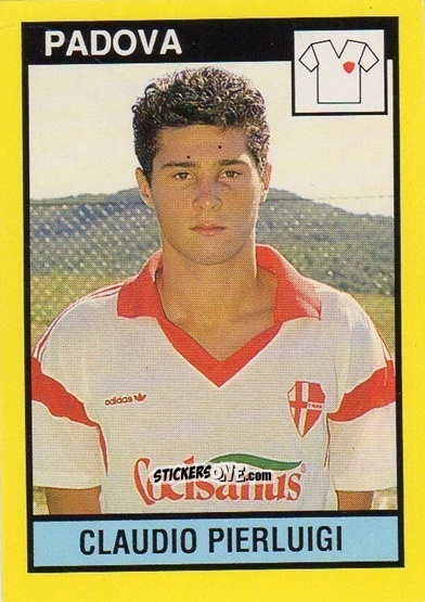 Sticker Claudio Pierluigi - Il Grande Calcio 1988-1989 n. 498 - Vallardi