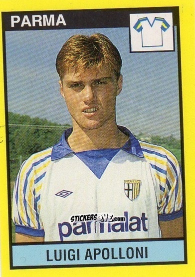 Sticker Luigi Apolloni - Il Grande Calcio 1988-1989 n. 503 - Vallardi