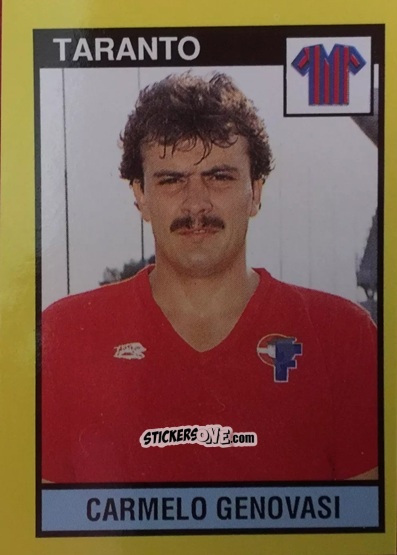 Sticker Carmelo Genovasi - Il Grande Calcio 1988-1989 n. 554 - Vallardi