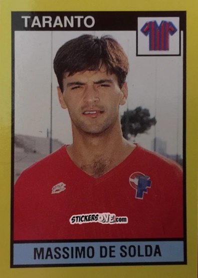 Cromo Massimo De Solda - Il Grande Calcio 1988-1989 n. 559 - Vallardi