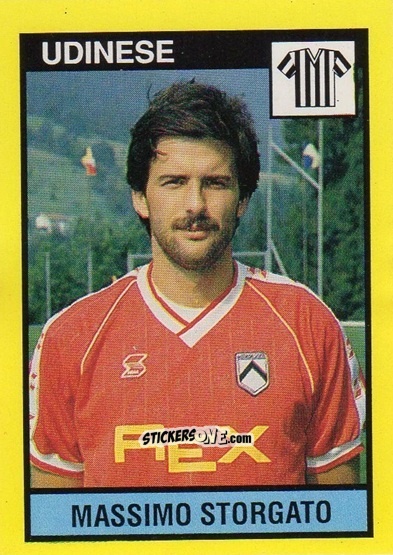 Sticker Massimo Storgato - Il Grande Calcio 1988-1989 n. 569 - Vallardi