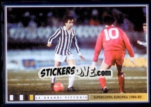 Cromo Platini, La Luce - Juventus Le Grandi Vittorie n. 102 - Panini