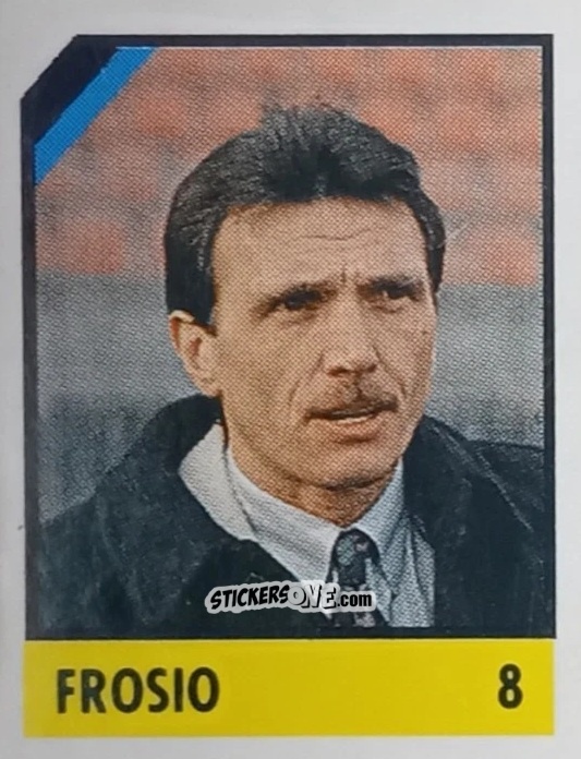 Figurina Frosio - Micro Calcio Campionato 1990-1991 n. 8 - Vallardi