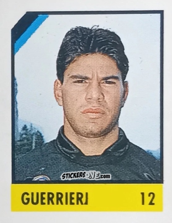 Figurina Guerrieri - Micro Calcio Campionato 1990-1991 n. 12 - Vallardi