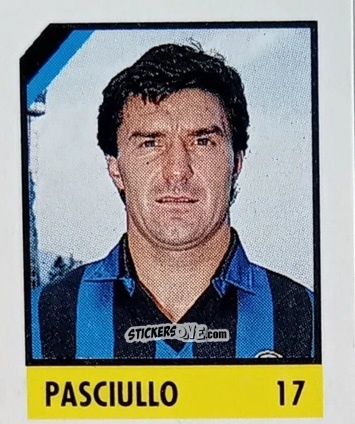 Sticker Pasciullo - Micro Calcio Campionato 1990-1991 n. 17 - Vallardi
