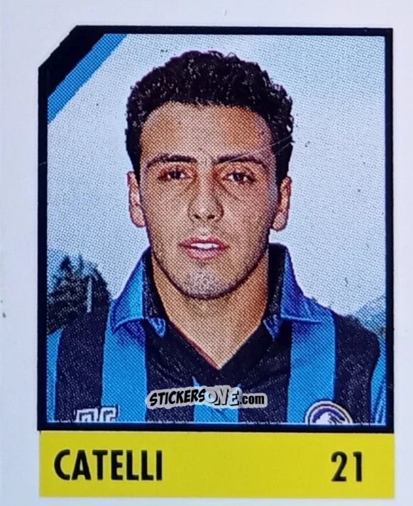 Cromo Catelli - Micro Calcio Campionato 1990-1991 n. 21 - Vallardi