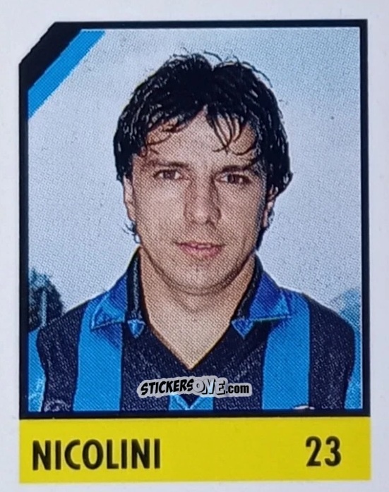 Sticker Nicolini - Micro Calcio Campionato 1990-1991 n. 23 - Vallardi