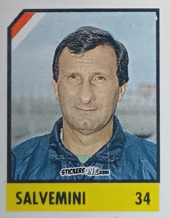 Sticker Salvemini - Micro Calcio Campionato 1990-1991 n. 34 - Vallardi