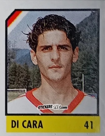 Sticker Di Cara - Micro Calcio Campionato 1990-1991 n. 41 - Vallardi
