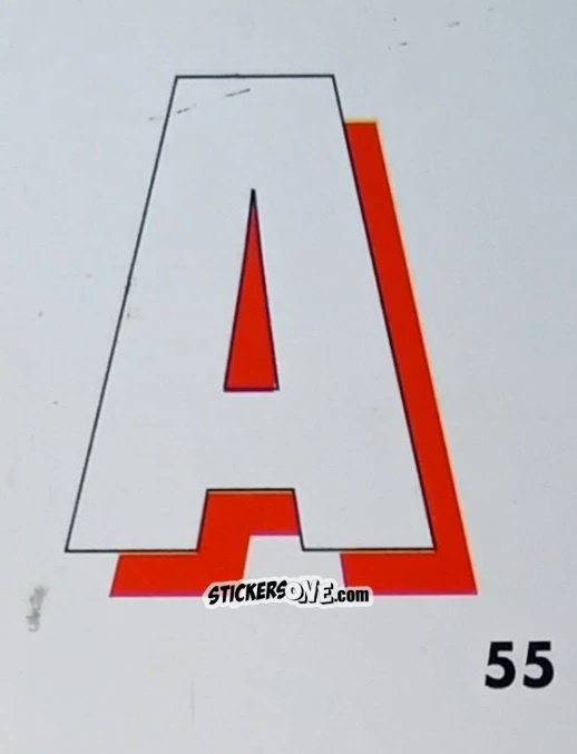 Sticker Serie A - Palmares - Micro Calcio Campionato 1990-1991 n. 55 - Vallardi