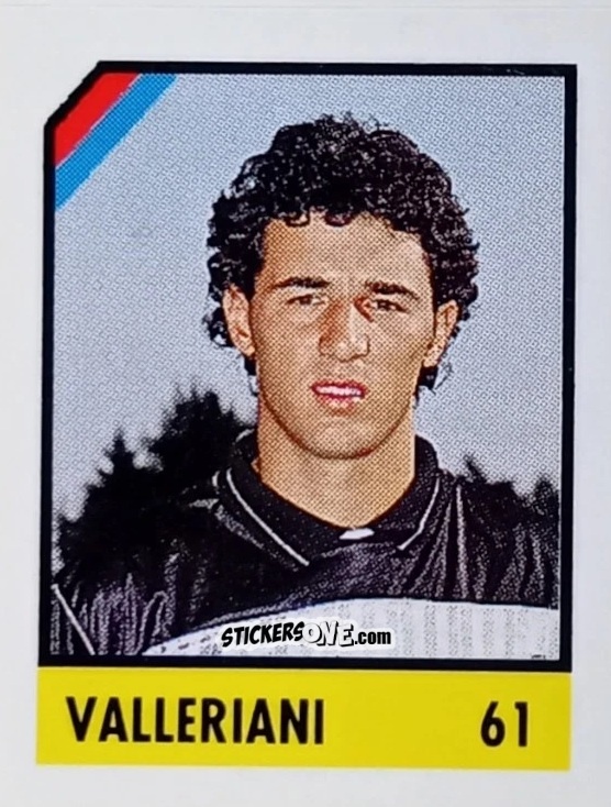 Sticker Valleriani - Micro Calcio Campionato 1990-1991 n. 61 - Vallardi