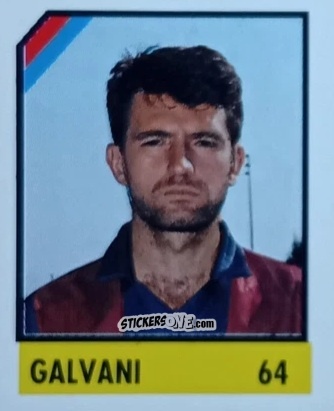Sticker Galvani - Micro Calcio Campionato 1990-1991 n. 64 - Vallardi
