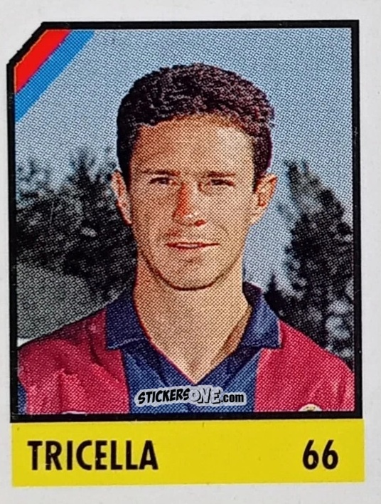 Sticker Tricella - Micro Calcio Campionato 1990-1991 n. 66 - Vallardi