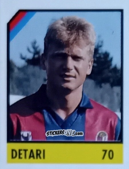 Cromo Detari - Micro Calcio Campionato 1990-1991 n. 70 - Vallardi