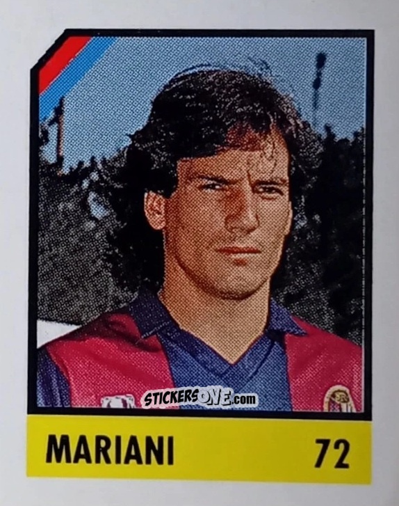 Sticker Mariani - Micro Calcio Campionato 1990-1991 n. 72 - Vallardi