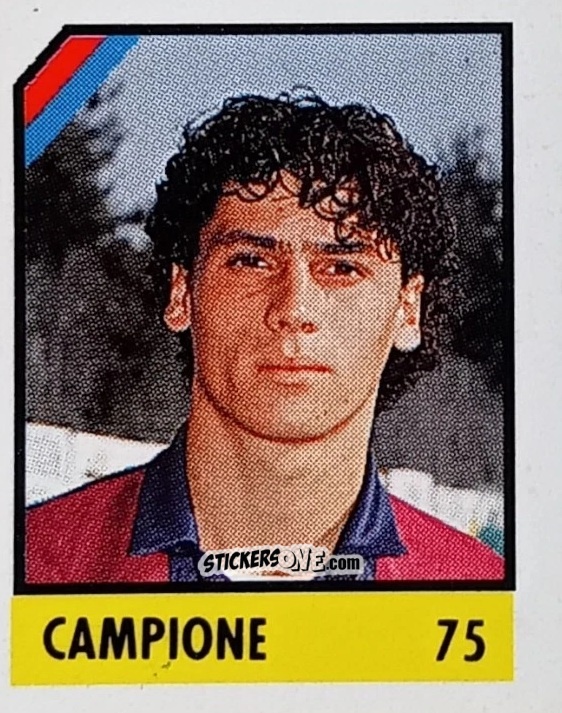 Cromo Campione - Micro Calcio Campionato 1990-1991 n. 75 - Vallardi
