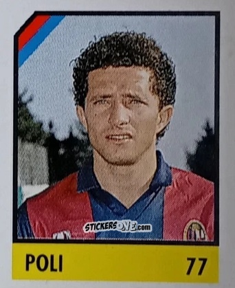 Sticker Poli - Micro Calcio Campionato 1990-1991 n. 77 - Vallardi