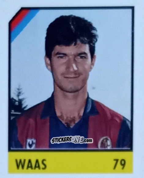 Sticker Waas - Micro Calcio Campionato 1990-1991 n. 79 - Vallardi
