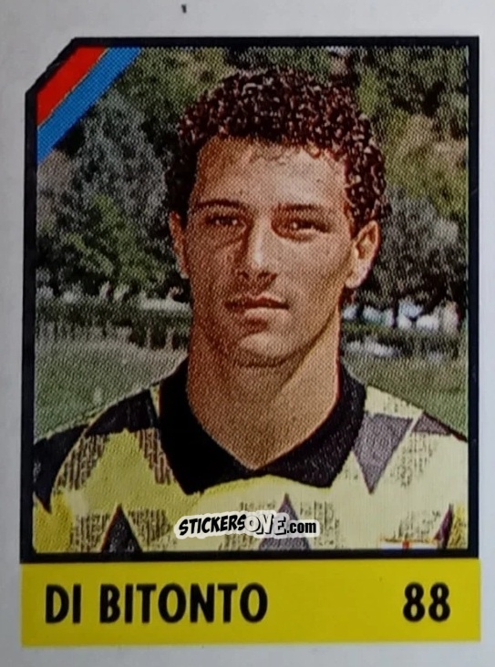 Cromo Di Bitonto - Micro Calcio Campionato 1990-1991 n. 88 - Vallardi