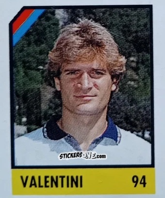 Sticker Valentini - Micro Calcio Campionato 1990-1991 n. 94 - Vallardi