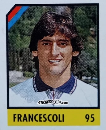 Cromo Francescoli - Micro Calcio Campionato 1990-1991 n. 95 - Vallardi