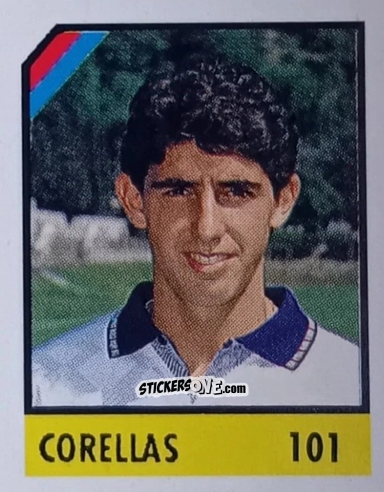 Sticker Corellas - Micro Calcio Campionato 1990-1991 n. 101 - Vallardi