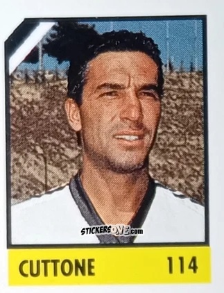 Sticker Cuttone - Micro Calcio Campionato 1990-1991 n. 114 - Vallardi