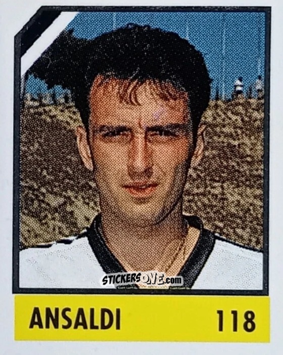 Figurina Ansaldi - Micro Calcio Campionato 1990-1991 n. 118 - Vallardi