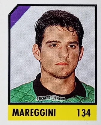 Sticker Mareggini - Micro Calcio Campionato 1990-1991 n. 134 - Vallardi
