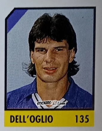 Cromo Dell'Oglio - Micro Calcio Campionato 1990-1991 n. 135 - Vallardi