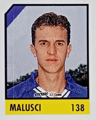 Cromo Malusci - Micro Calcio Campionato 1990-1991 n. 138 - Vallardi
